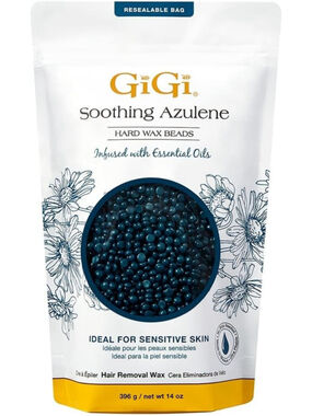 Gigi Soothing Azulene Wax Beads, 14 ounces